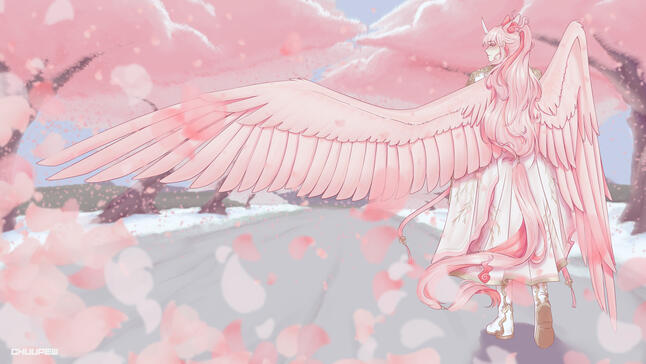 Sakura Tree (2023) | illustration for closed event secret santa